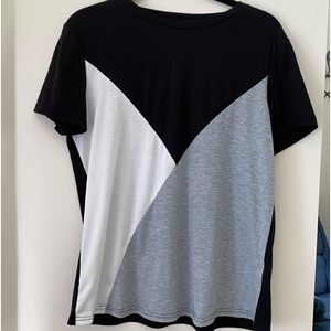 Shein Top-Black, White & Gray NEW | Large